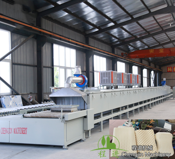 Cj-100 automatic latex pillow production line